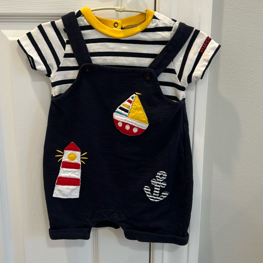 Like New Weekend a la Mer Nautical Onesie 🚭